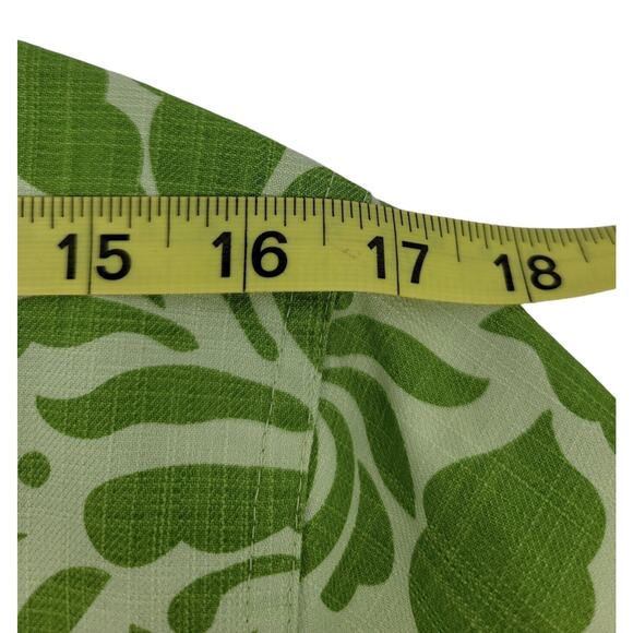 Coldwater Creek Womens Green Floral Print Snap Front Jacket Sz Small 100% Cotton - Picture 7 of 10